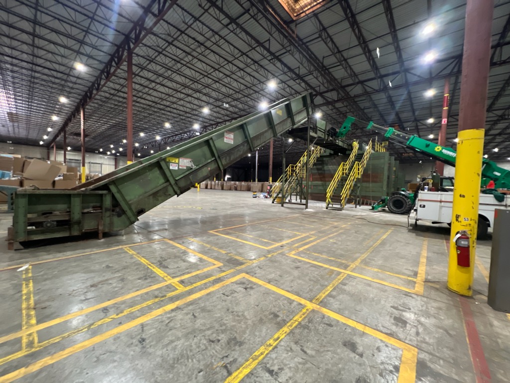 Image of a MRF/sort line relocation